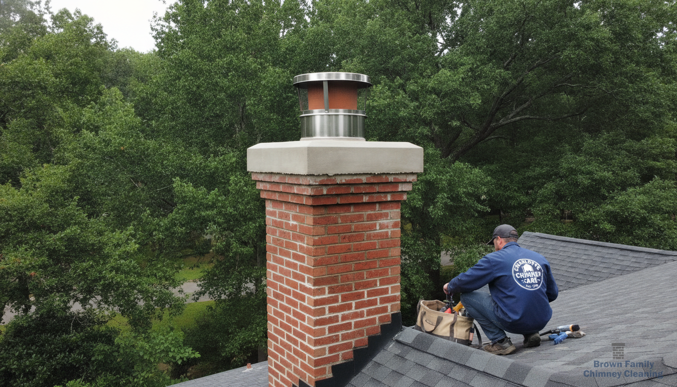 Protecting Your Charlotte Chimney from Water Damage: Crown Repair, Waterproofing, and Caps Explained